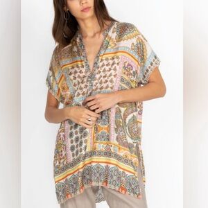 Johnny Was Summer Margarita Silk Tunic